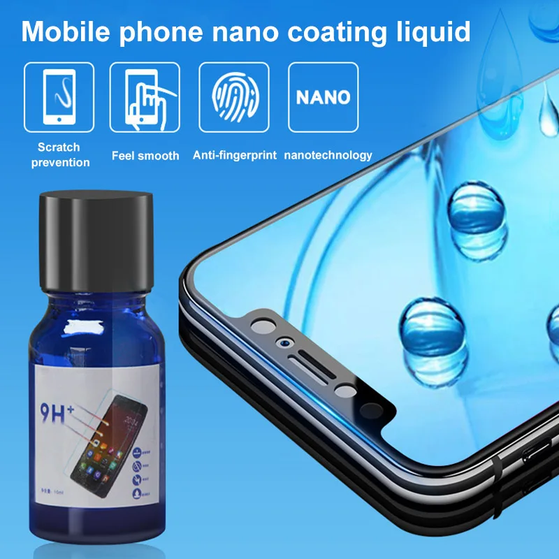 

Нано-Жидкая Защитная пленка для экрана устойчивая к царапинам твердость 9H для телефонов iPhone Samsung полноэкранная пленка защита экрана