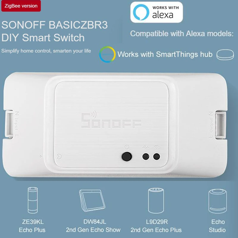 Оптовая продажа 3 шт. модуль переключателя SONOFF Zigbee BASICZBR3 умный переключатель