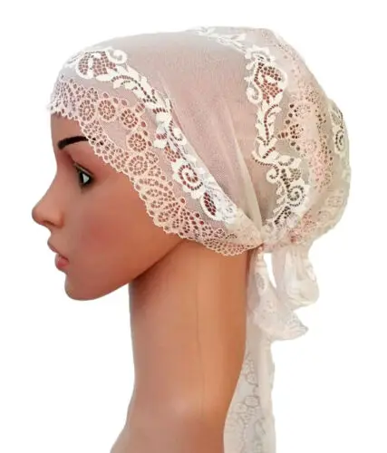 04 Pink Flower Women Muslim Inner Cap Lace Head Wrap Cover Scarf Islamic Headwear Bonnet Hat Skullies Beanies Hair Loss Fashion - Цвет: 04 Pink