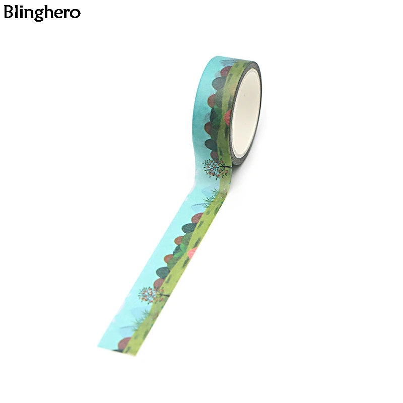 Blinghero природный пейзаж 15mmX5m лента Washi изоляционная клейкая декоративные ленты