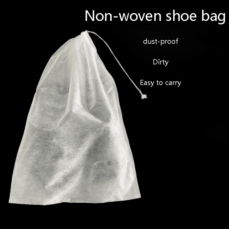 20/40Pcs Shoes Dust Covers Travel-Dustproof Boot Shoes Storage Drawstring Bags Organizer Carry Case Household Storage