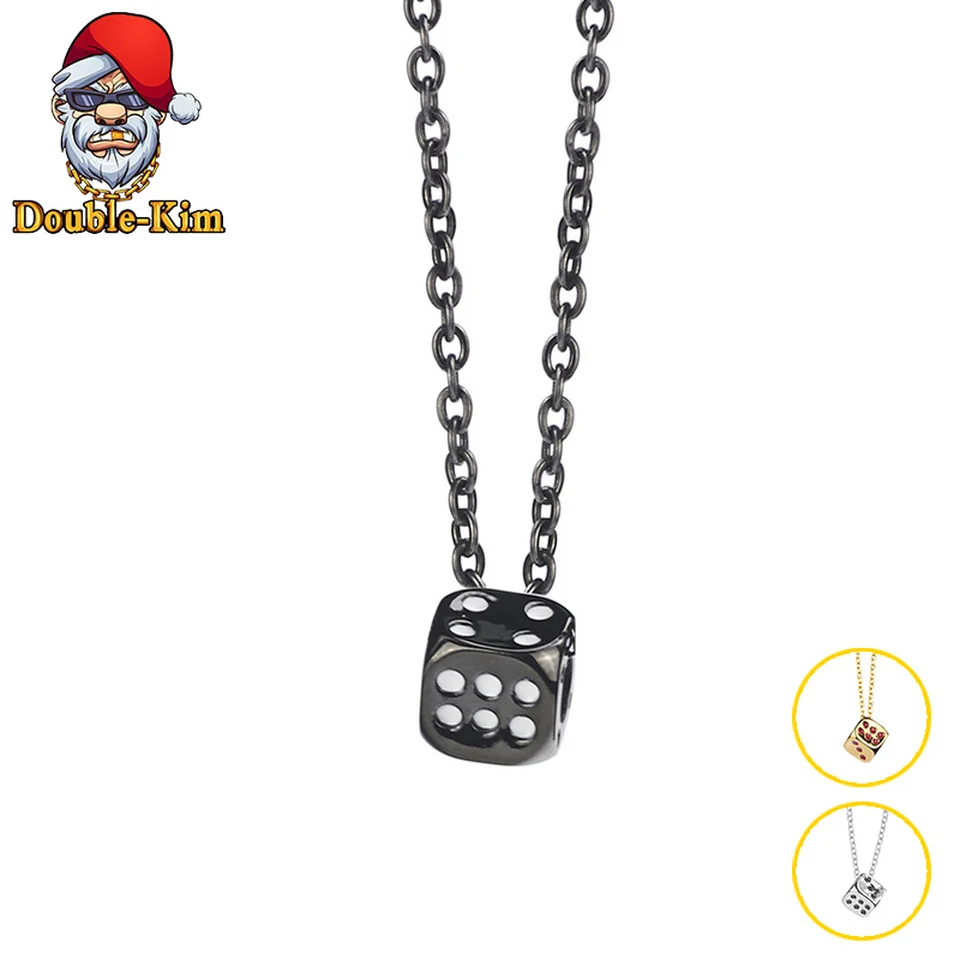 Счастливое женское ожерелье мужское в стиле хип-хоп уличная культура титановая