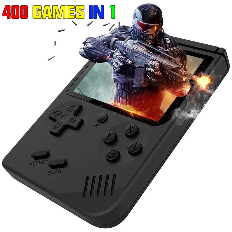 Супер мини игровой плеер 400 в 1 8-битная игровая консоль Gameboy цветной ЖК-экран 3 0