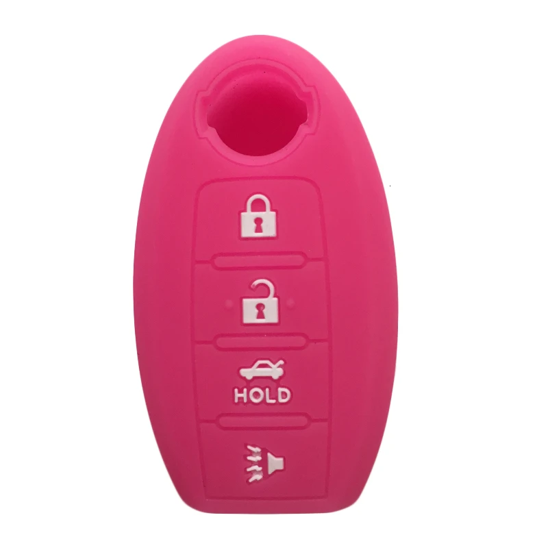 Силиконовый чехол для ключа Nissan Leaf Altima Maxima Sentra Teana 2018 Smart Remote Fob кожаный держатель