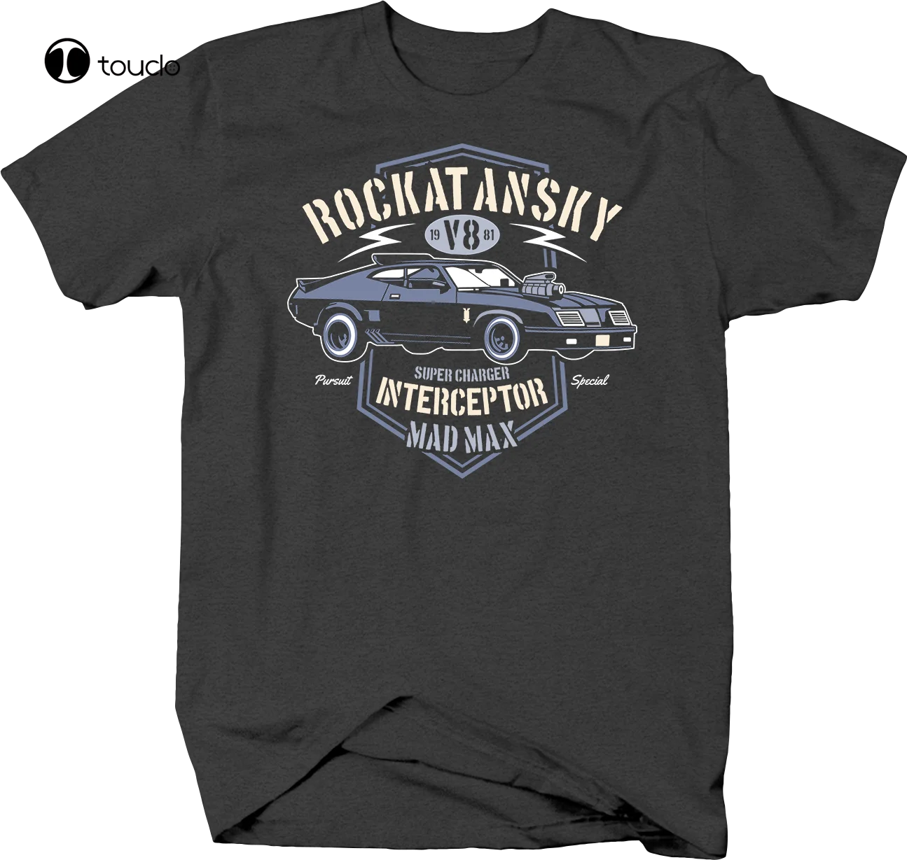 

Rockatansky Super Charger Interceptor Mad Max Cult Film Tshirt Custom Aldult Teen Unisex Digital Printing Fashion Funny New