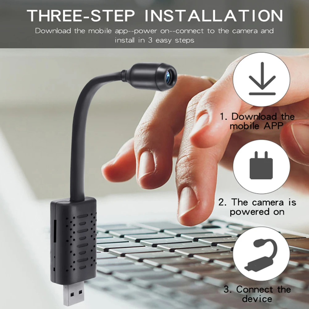 Портативная мини-USB-камера с поворотом на 360 градусов | Компьютеры и офис