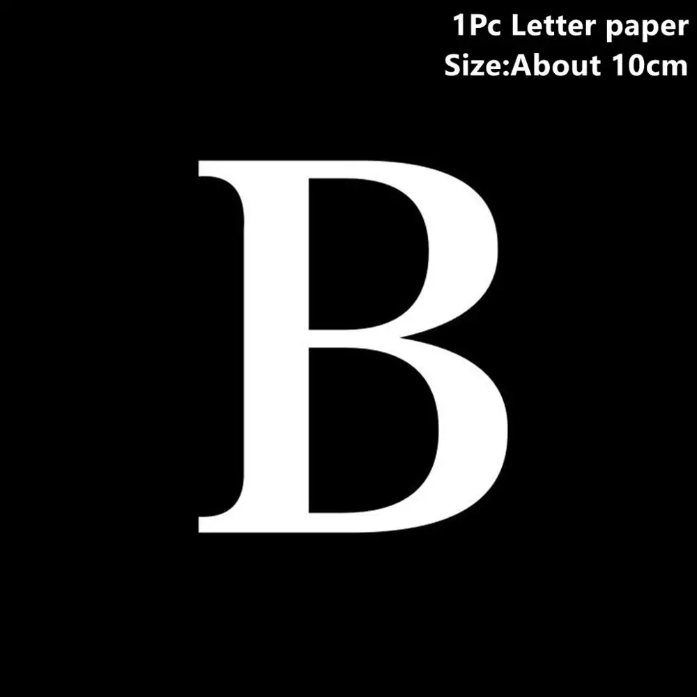 Paper Letter B Taoup детская прозрачная коробка для хранения воздушных шаров с днем рождения принадлежности для детского душа сувениры бумажная картонная коробка подарочная упаковка - Цвет: Paper Letter B