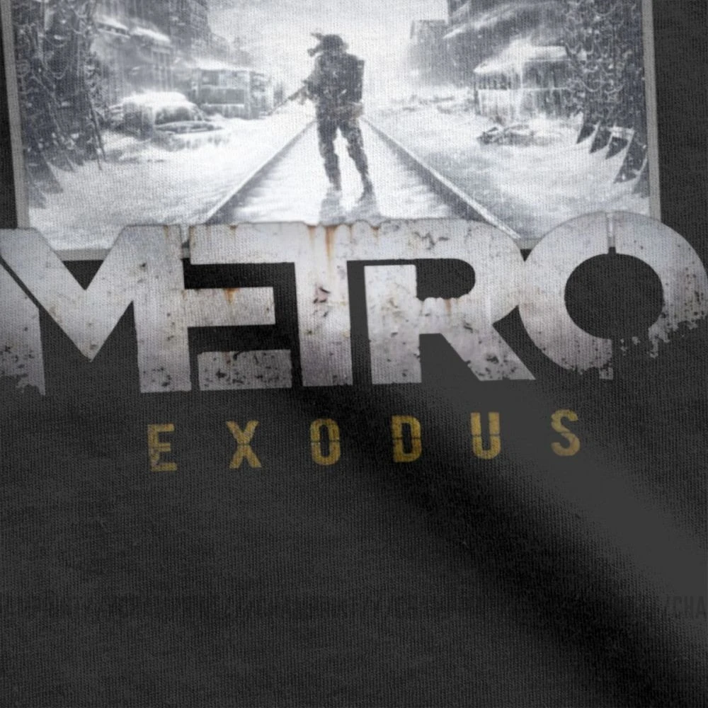 Футболки для игр Metro футболка Exodus унисекс с газовой маской футболки мужские