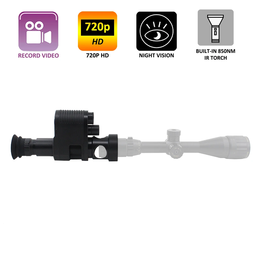 Прицел ночного видения Megaorei3 с дополнительным креплением монокулярная охотничья