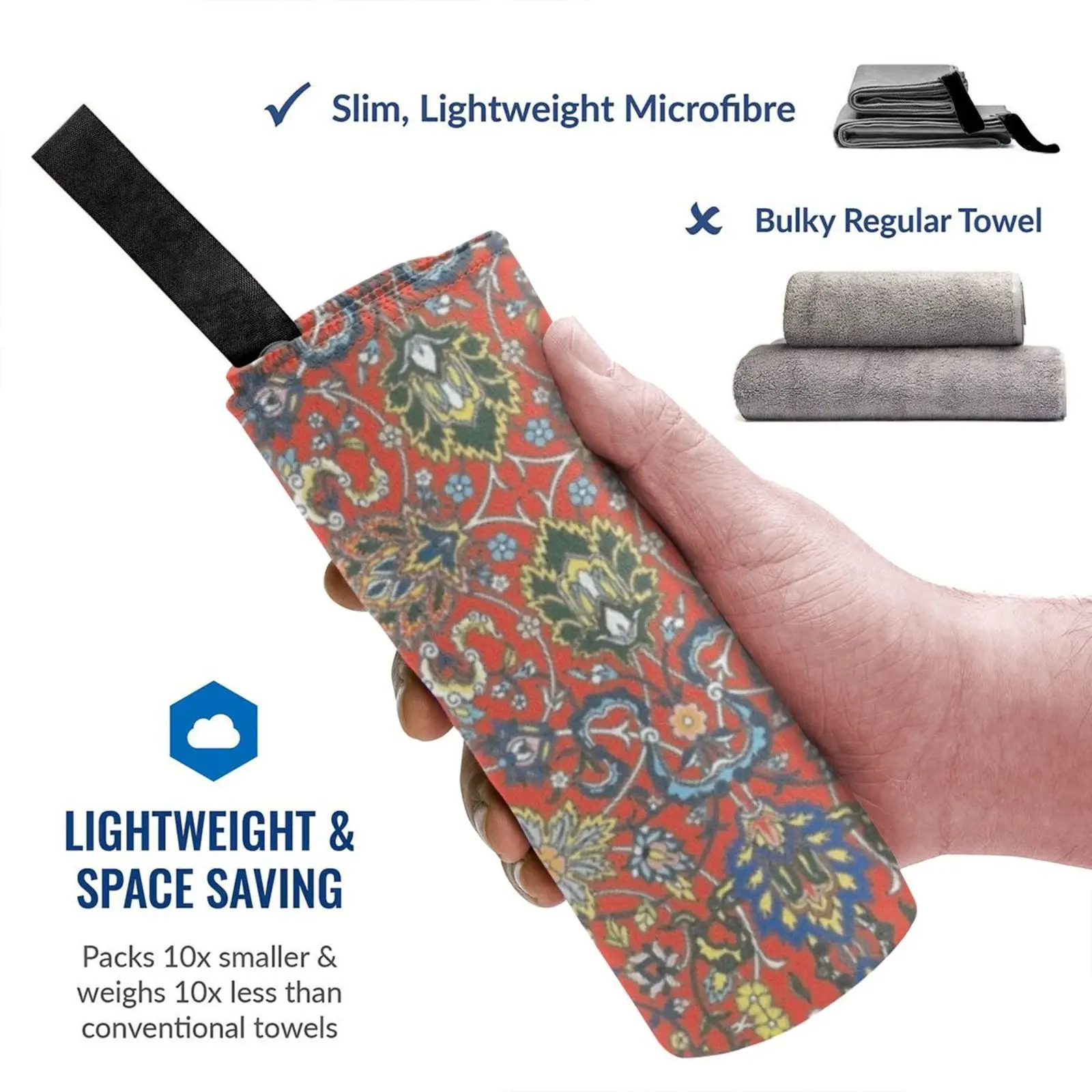 Быстросохнущее полотенце Kilim для спортзала спорта ванны портативный Брэд