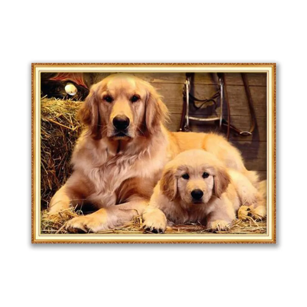 Животных такса сделай сам Вышивка крестом 11CT наборы ремесло набор для рукоделия