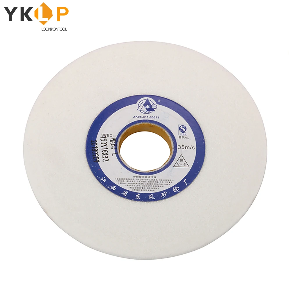 Керамический шлифовальный диск с корундом 5 6 дюйма белый абразивный 80 # для