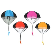4 pcs hand throwing mini play soldier parachute toys for kids outdoor fun sports for children educational parachute game toy
