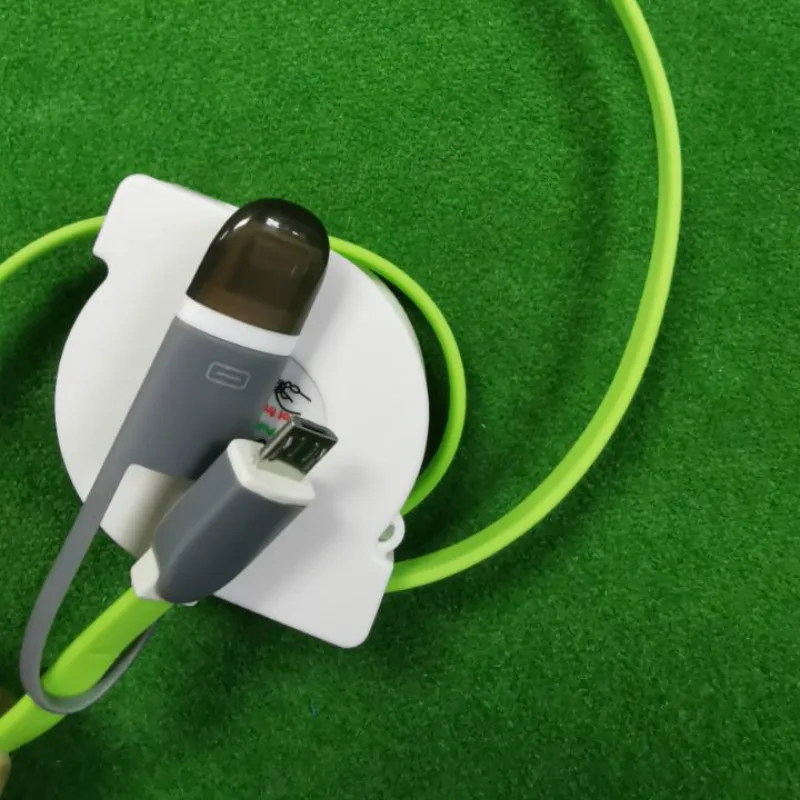 Green 2 в 1 USB кабель для iPhone XS Max XR X 8 7 6 6S Micro USB кабель Android для samsung Xiaomi huawei Выдвижной зарядное устройство USB порт - Цвет: Green
