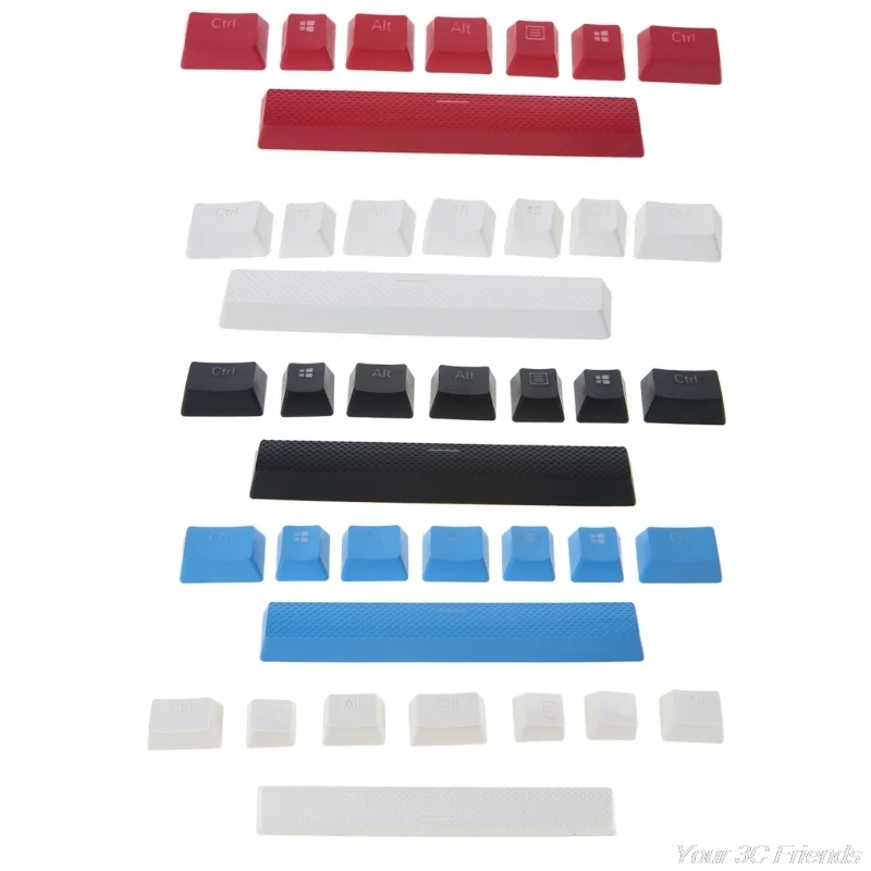 8 клавиш/упаковка колпачки клавиш U Space Bar PBT двойные для Corsair STRAFE K65 K70 K95