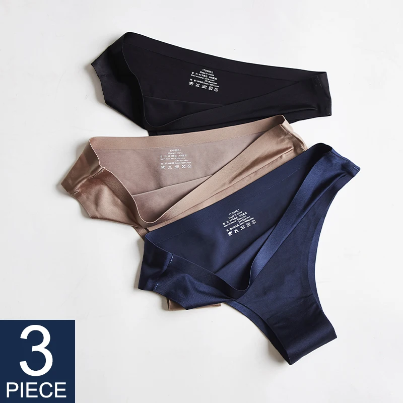 3 шт. трусики женское нижнее белье сексуальные спортивные бесшовные t-образные