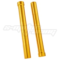 motorcycle accessories front fork outer tube pipe for suzuki tzr250r 3xv 1991 1992 446mm gold aluminum