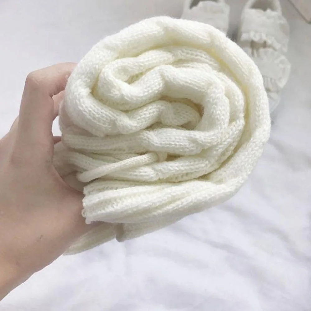 

New Japanese Lolita Sweet Girl Leg Warmers Wool Ball Knitted Foot Cover Women Autumn Winter Leg Warmer Socks Heap Heap Socks