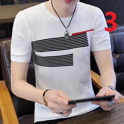 

Men's short-sleeved t-shirt 2020 summer new slim Korean version of the tide