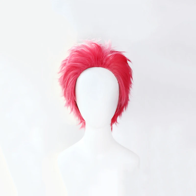 Anime Comic Demon Slayer Kimetsu no Yaiba Cosplay Wigs Akaza Wig Heat Resistant Synthetic Short Hairs Straight Men |