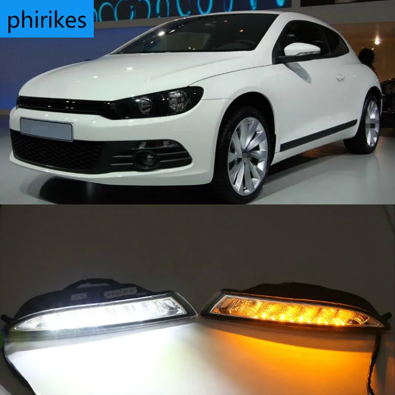 

Реле сигнала поворота для Volkswagen Scirocco 2008-2013, желтое водонепроницаемое, 12 В, Автомобильные светодиодные дневные ходовые светильник