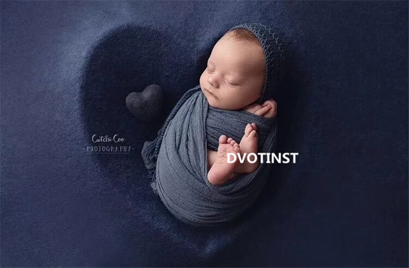 Реквизит для фотосъемки новорожденных Dvotinst деревянная рамка с сердечком и