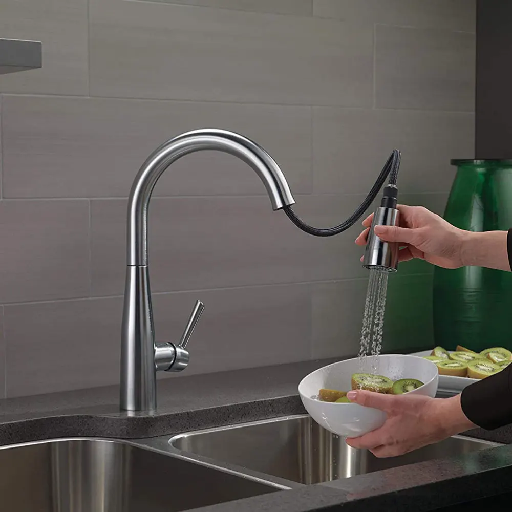

1Pc Staineless Steel Kitchen Hot and Cold Tap Pulling Type