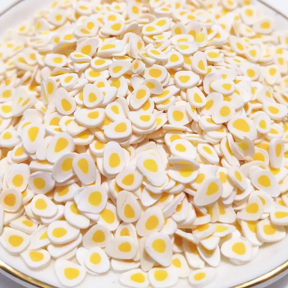 20 г яйцо полимера Горячая мягкая глина посыпка для ногтей искусство ремесло