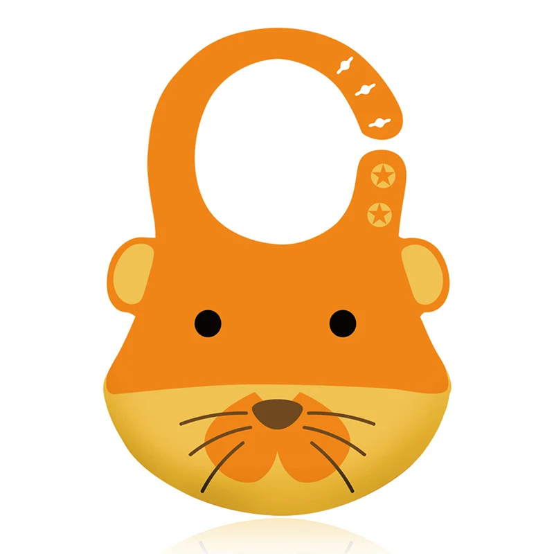 Силиконовый детский нагрудник кармашек для риса водонепроницаемый супер мягкий