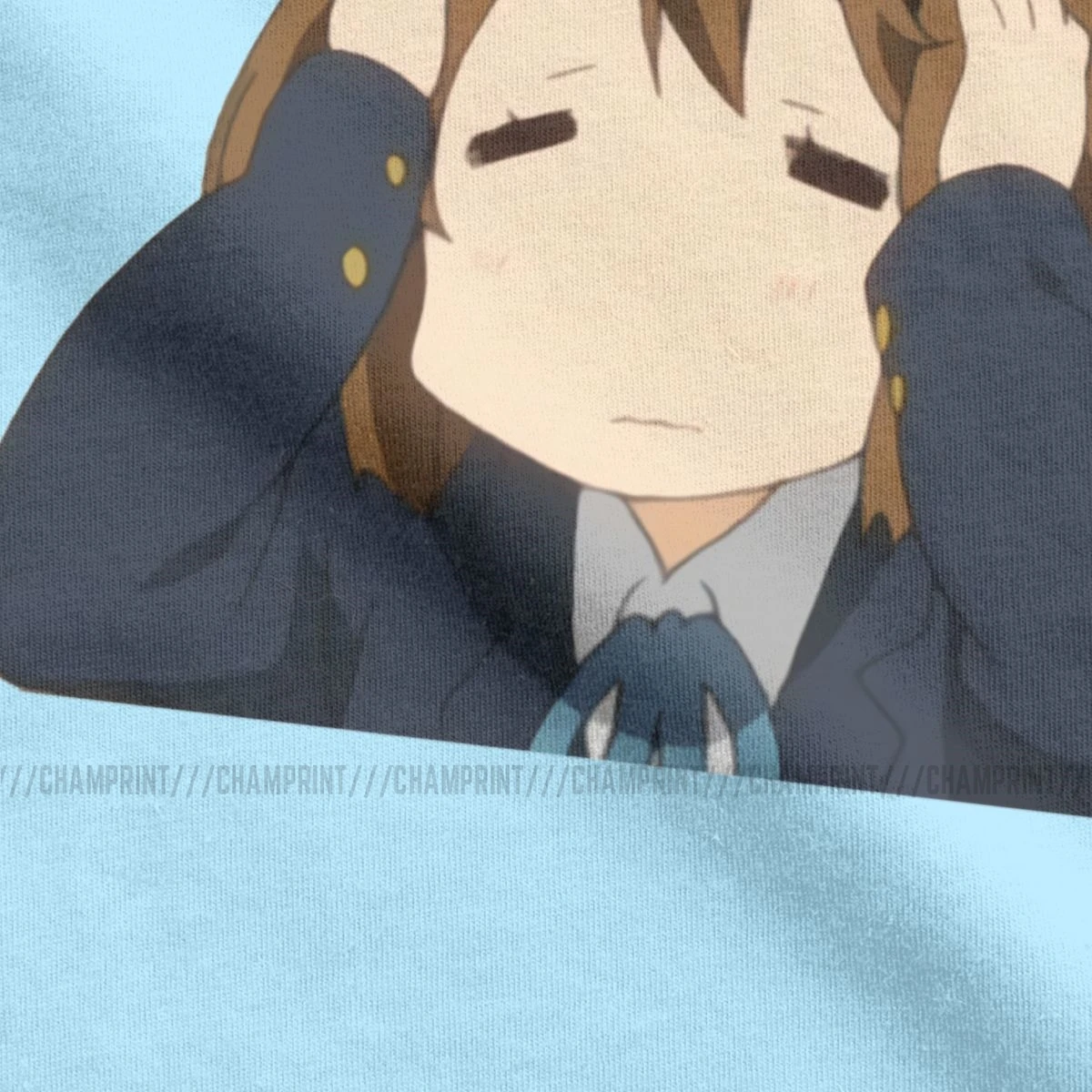 Yui Pat футболка для мужчин K-on Hirasawa японская музыка аниме смешные футболки с круглым