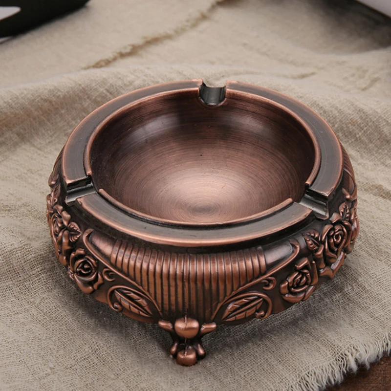 Пепельница металлическая в стиле ретро мини-держатель для сигарет офисное