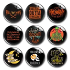 Ручная работа, тыква, Хэллоуин, вечеринка, роза, сердце, круглые фото, Стеклянные Кабошоны, демонстрация, плоская задняя сторона, DIY, изготовление ювелирных изделий