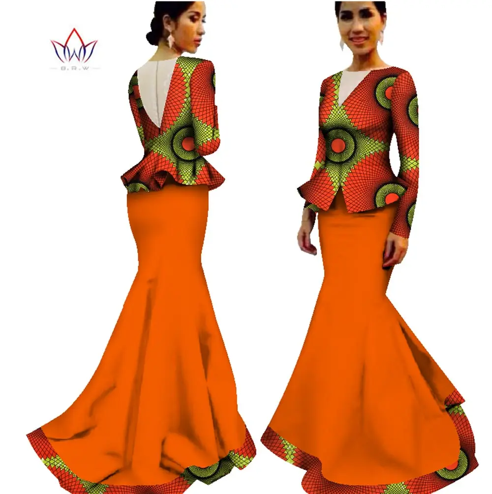 Женское платье с длинным рукавом V-образным вырезом и юбкой | Тематическая одежда