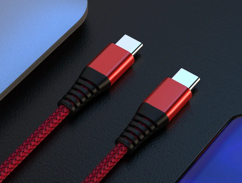 Hannord usb type C к USB C кабель с поддержкой PD 60 Вт Кабель для быстрой зарядки для MacBook Air/Pro samsung S10 Plus USB C кабель для передачи данных