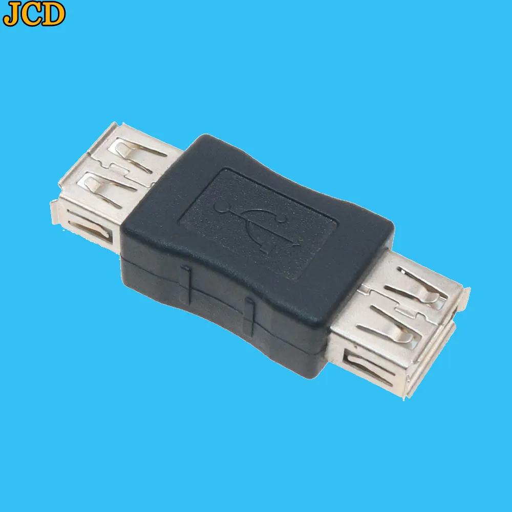 JCD 1шт./лот USB 2 0 Тип A переходник Мама к мама Переходник F/F конвертер|Соединители| |