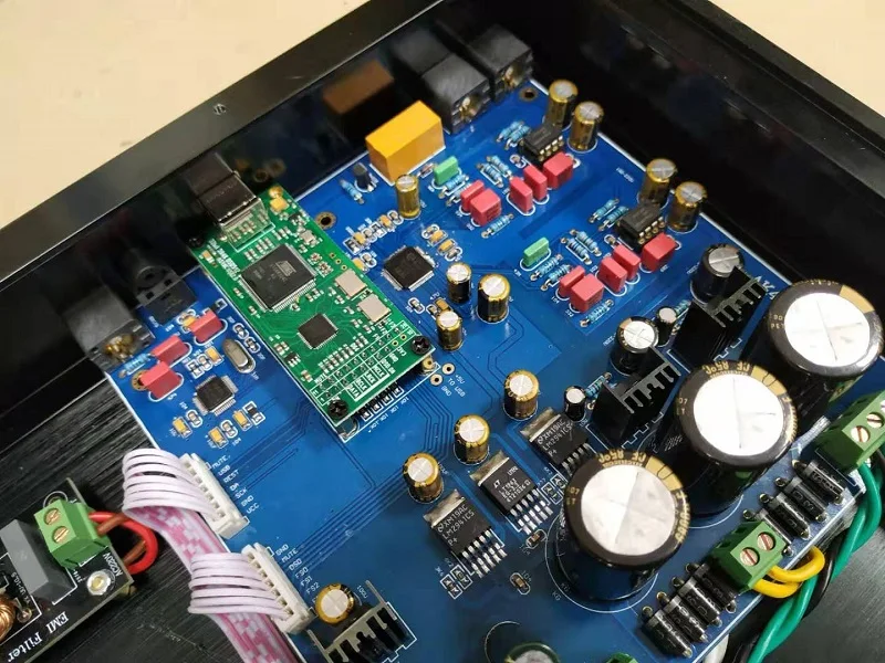 WEILIANG аудио DC-100 двухъядерный AK4497EQ DAC декодер Amanero USB интерфейс CSR8675 Bluetooth 5,0