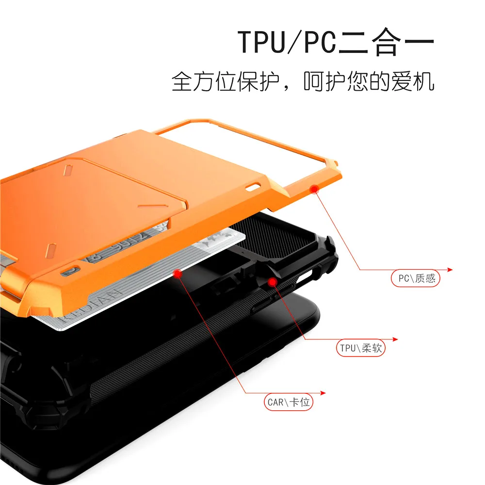 for iphone 11 11 pro 11 pro max 7 8 plus xs max 6 case flip card slots business armor case for iphone x xs xr 7 7 6 6s cover free global shipping