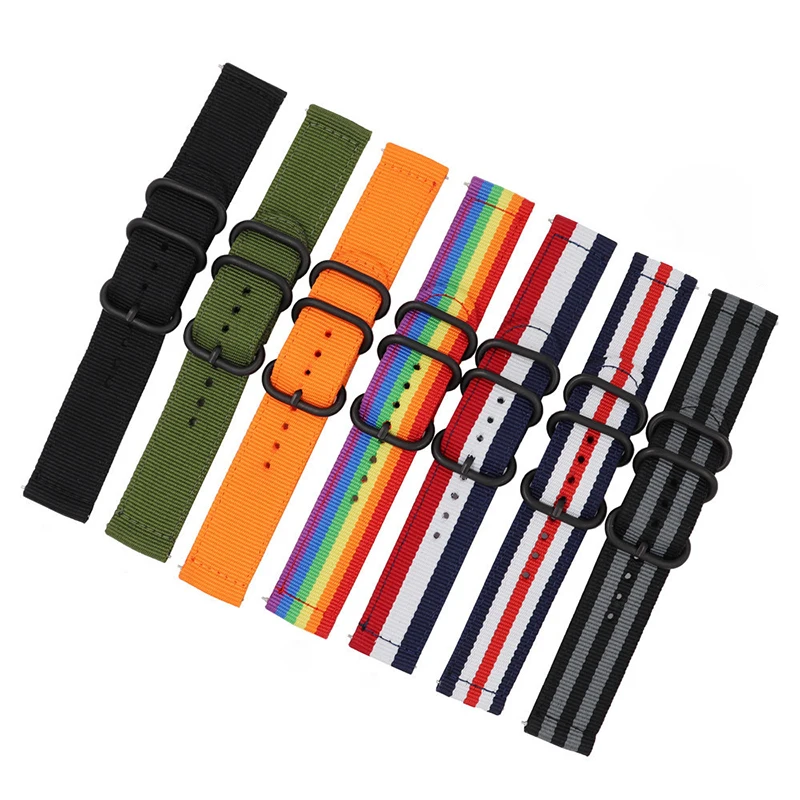 

Nylon strap for samsung Gear S3 S2 Universal watch bands canvas watch strap Switch ears Alternate replacement 20/22mm