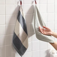 1pc large square towel nordic style thick absorbent cotton cloth towel kitchen hand towels bathroom household accessories