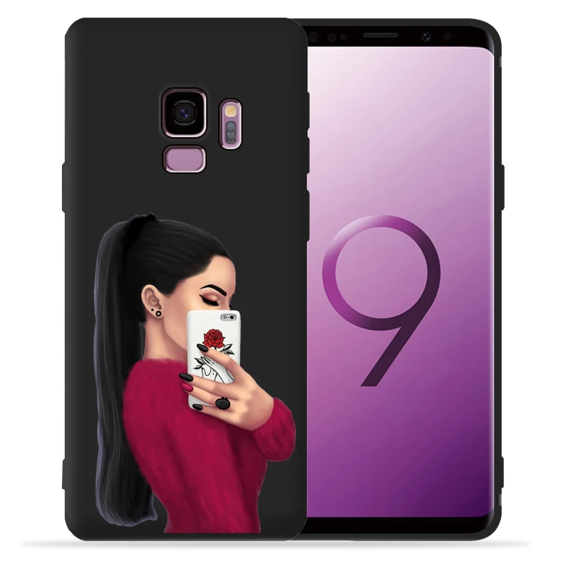 Сексуальная девушка Роскошный чехол для телефона samsung Galaxy S9 S8 S10 Plus S7 S6 Edge S10 Lite Note9 8 10 Pro чехол Etui - Цвет: 05