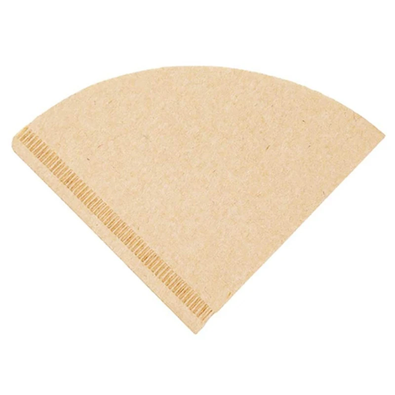 Кофейный фильтр 2 конусных бумаги одноразовый кофейный V60 размером 4 чашки