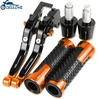 motorcycle aluminum brake clutch levers handlebar hand grips ends for super adventure 1290 adv 2015 2016 2017 2018 2019 2020