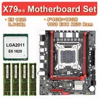 X79m-s материнская плата LGA2011 ATX combos E51620 ЦПУ 4 шт. x 4 ГБ = 16 ГБ DDR3 ОЗУ 1333 МГц PC3 10600R PCI-E NVME M.2 SSD USB3.0 DATA3.0