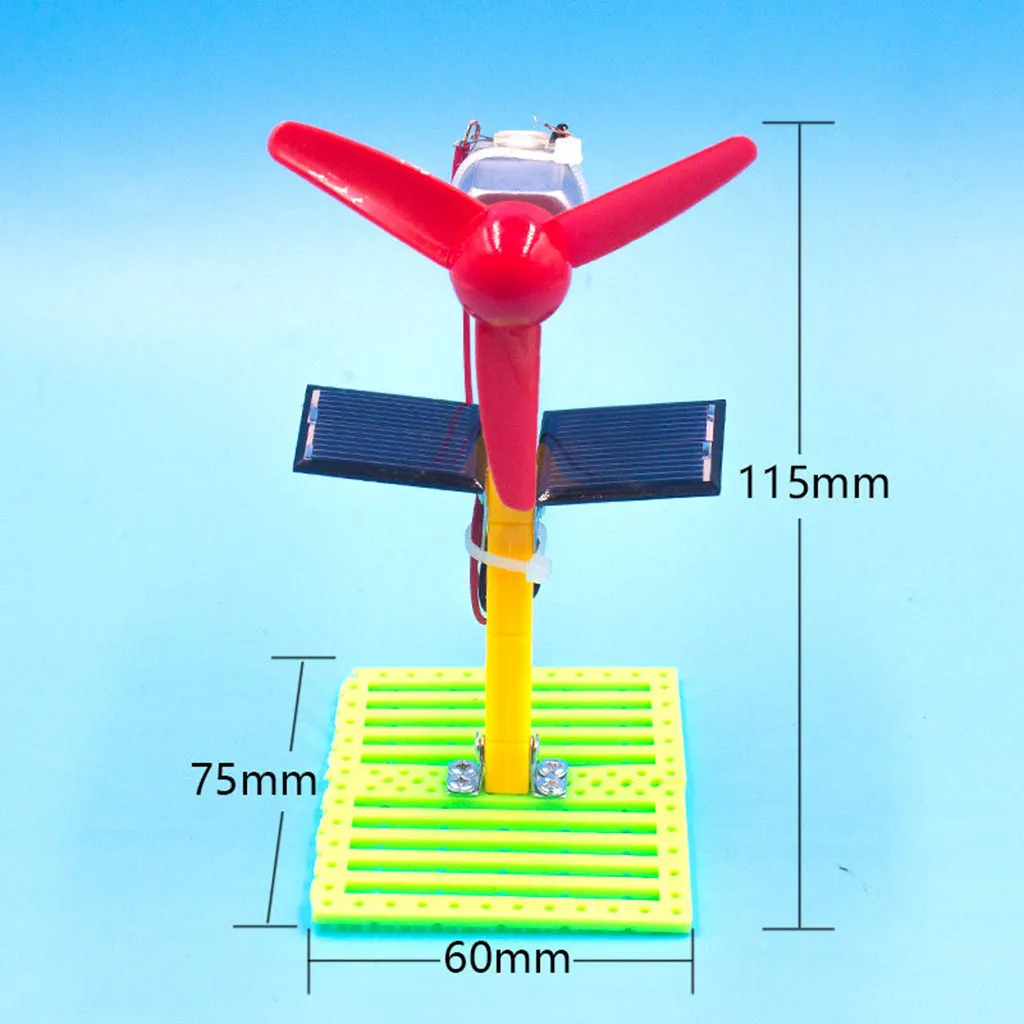 DIY Toy Solar Fan Power Generator DC Motor Mini Panel Science Education Model Kit Kids Developmental Toys |