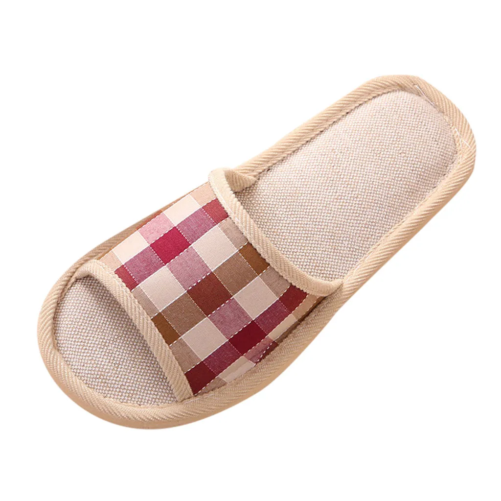 2019 Women Ladies Fashion Slippers Couples Gingham Soft Indoor Warm Lady Home Shoes Low Heel Woman Footwear | Обувь