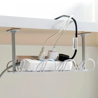 lolo plastic storage rack cable organizer desk set rack shelf table bottom socket holder hanging rack office stationery holder