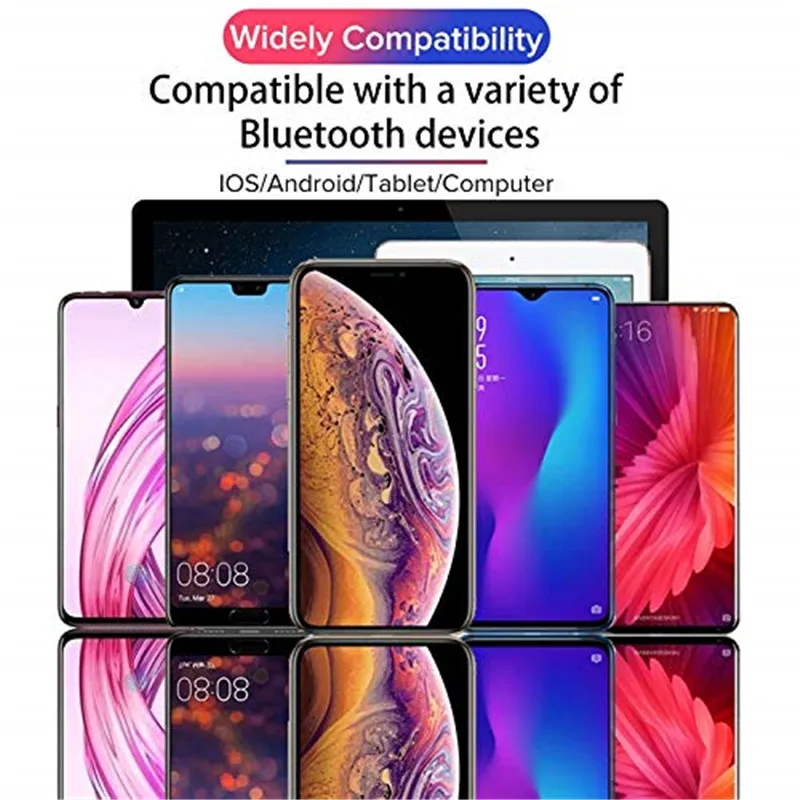 

F9-4 Bluetooth V5.0 TWS Headphones Mini Smart Touch Headset LED Display 1200mAh Power Bank With Mic Waterproof Noise Canceling