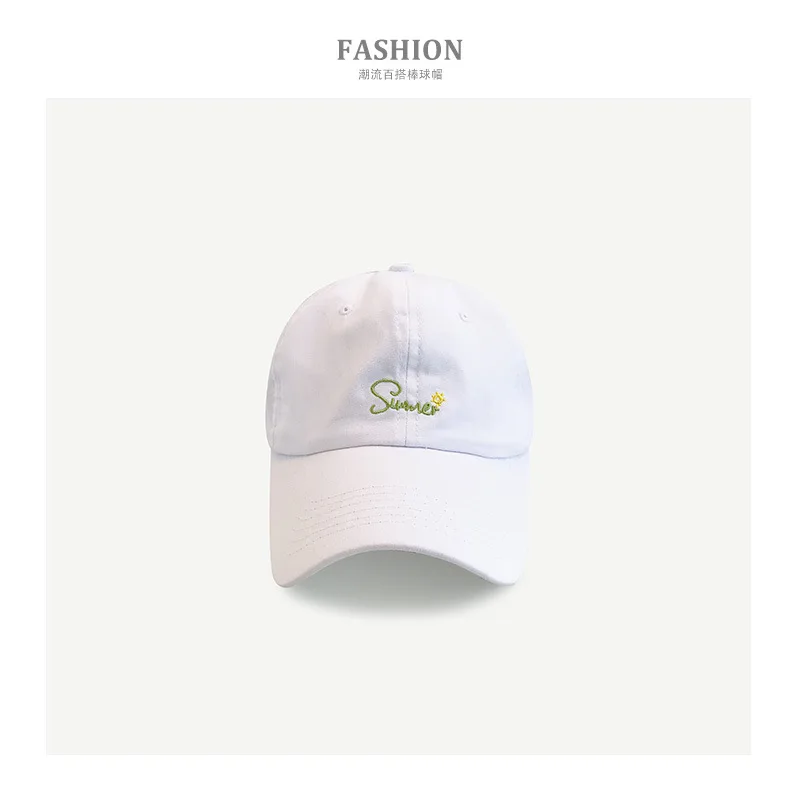 Кепка с вышивкой для мужчин и женщин модная бейсболка маленькими буквами простая
