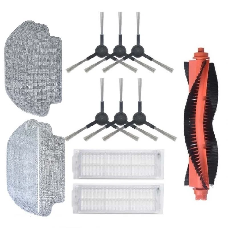 

Main Brush Side Brush Hepa Filters Kit for Xiaomi Mijia STYJ02YM Sweeping Mopping Robot Vacuum Cleaner STYJ02YM