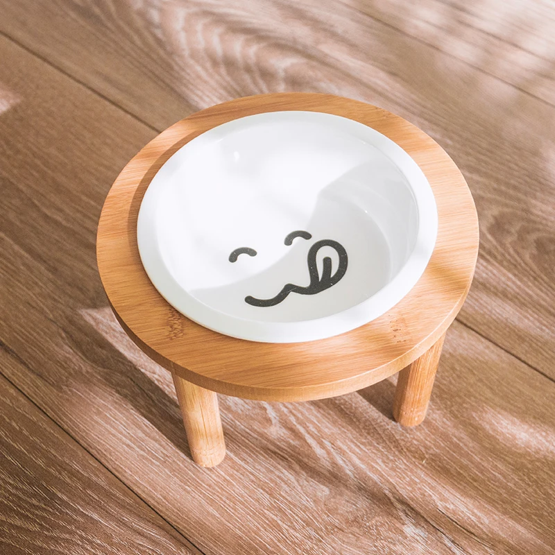 ПЭТ одна чаша стол для домашних животных высокий ножной собачий ошейник